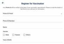 Covid-19 vaccine registration