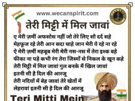 Teri Mitti Mein Mil Jawan lyrics