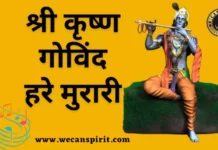 Shree Krishna Govind Hare Murari Lyrics - श्री कृष्ण गोविंद हरे मुरारी लिरिक्स
