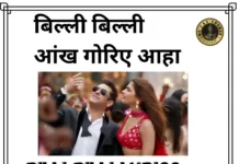 Billi Billi Lyrics in Hindi – Kisi Ka Bhai Kisi Ki Jaan