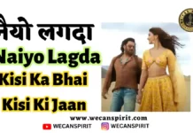 Naiyo Lagda Lyrics in Hindi
