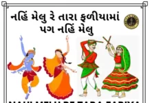 Nahi Melu Re Lyrics - નહિં મેલુ રે તારા ફળીયામાં પગ નહિં મેલુ